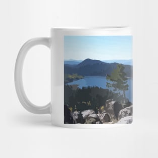 Lake Tahoe Rim Trail Painting Mug